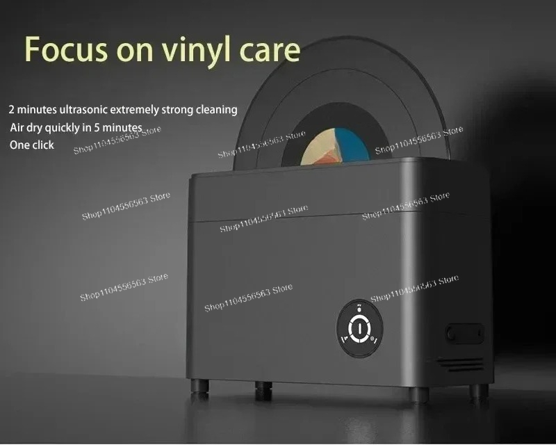Vinyl Record Cleaner - Pembersih Vinyl Ultrasonik Otomatis 12 Inci