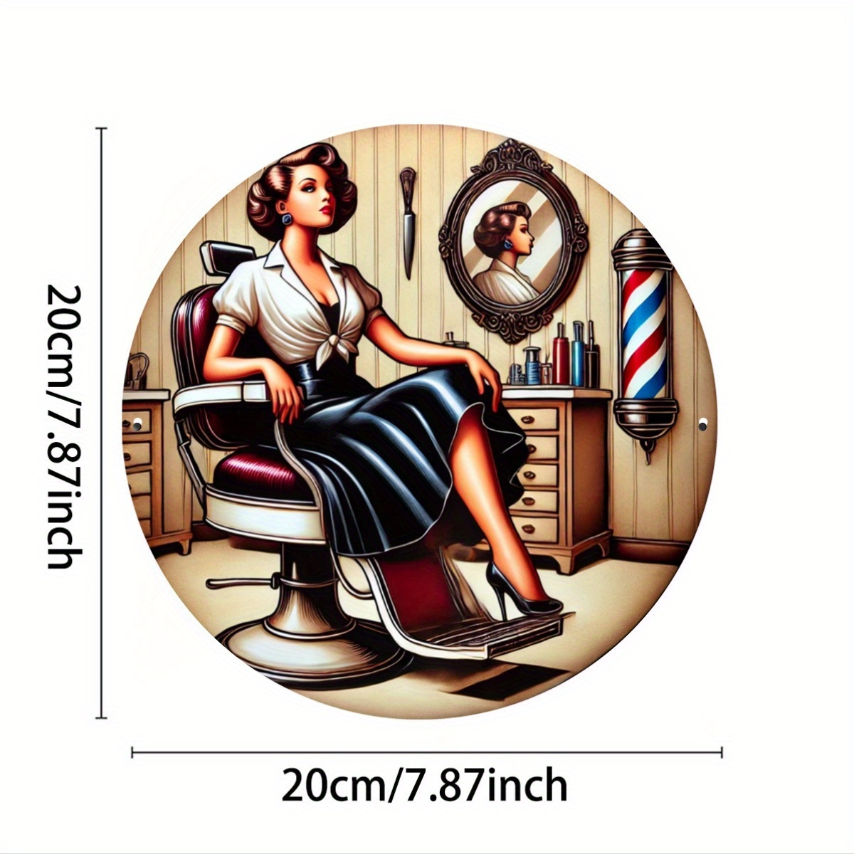 1 Buah Papan Logam Vintage unt - Vintage Collectible Plates ulasan dan harga