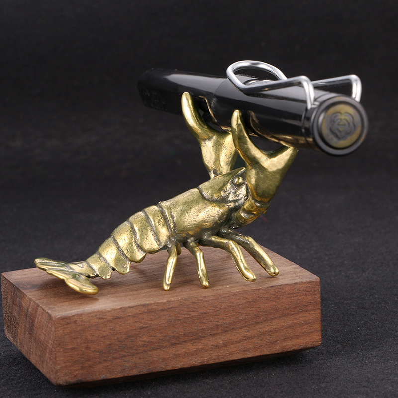 【F】Ornamen Lobster Kuningan Pa - Vintage Collectible Pens ulasan dan harga