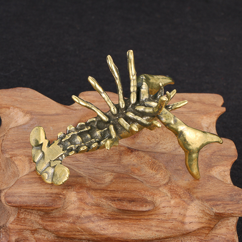 【F】Ornamen Lobster Kuningan Pa - Vintage Collectible Pens ulasan dan harga