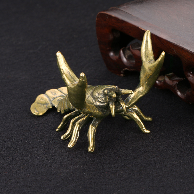 【F】Ornamen Lobster Kuningan Pa - Vintage Collectible Pens ulasan dan harga